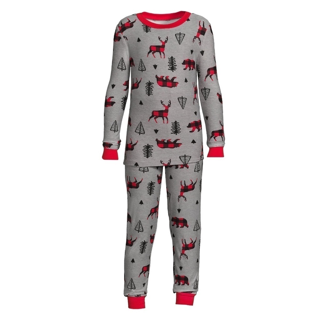 NET-🎄🎅🏻 Christmas Family Matching 2 Piece Reindeer & Bear Pajamas